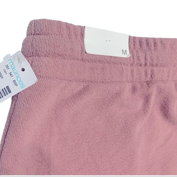 NWT Maurices Pink Dusty Rose French Terry Skirt Sz M - Picture 2 of 9